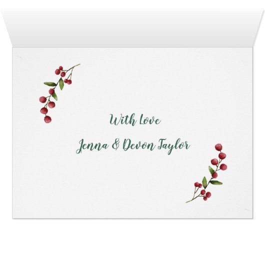 Paare Foto Weihnachten (Innenansicht Horizontal (Unten))