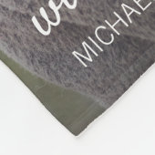Paare Foto, wo alles begann Personalisiert Fleecedecke (Ecke)