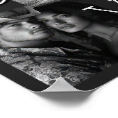 Paare FotoCollage Moderne Minimalistisch Poster (Ecke)