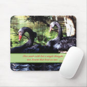 Paare für "Life Black Swans" mit Liebe-Zitat Mousepad (Mit Mouse)