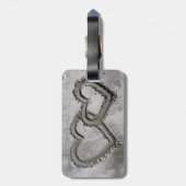 Paare Gepäckmarke Gepäckanhänger (Rückseite vertikal)