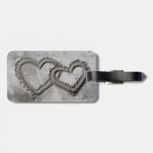 Paare Gepäckmarke Gepäckanhänger (Rückseite horizontal)