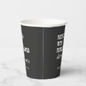 Paare gut Scheidungspapier schwarz nur geschieden Pappbecher (Rechts)