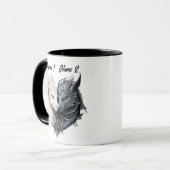 Paare heißen Schwarz & Weiß Drachen, für Liebhaber Tasse (Vorderseite Links)