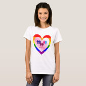 Paare im Herzen der Liebe T-Shirt (Vorne ganz)