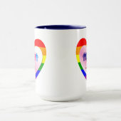 Paare im Herzen der Liebe Tasse (Zentrum)