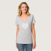 Paare im Herzen T-Shirt (Vorderseite Vollansicht)