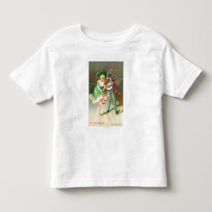 Paare im Kostüm, das den Kuchen-Weg tut Kleinkind T-shirt