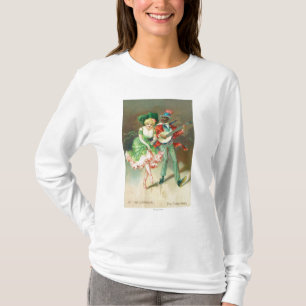 Paare im Kostüm, das den Kuchen-Weg tut T-Shirt