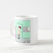 Paare in Büro Doktors Kaffeetasse (Vorderseite Links)