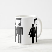 Paare in der Harmonie-Tasse Kaffeetasse (VorderseiteRechts)