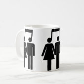 Paare in der Harmonie-Tasse Kaffeetasse (Vorderseite Links)