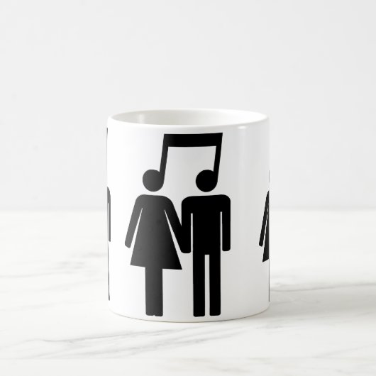 Paare in der Harmonie-Tasse Kaffeetasse (Mittel)