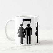 Paare in der Harmonie-Tasse Kaffeetasse (Links)