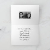 Paare in der Liebe Dankeskarte (Innenseite)