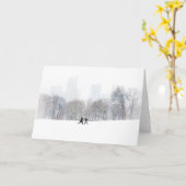 Paare in der Schaf-Wiese, Central Park Karte (Gelbe Blume)