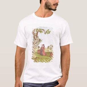 Paare in einem chinesischen Garten, 'von den T-Shirt