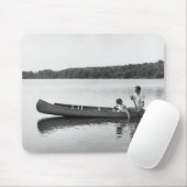 Paare in einem Kanu Mousepad (Mit Mouse)