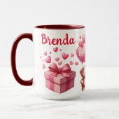 Paare in Liebe Teddybären Tasse (Links)