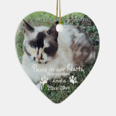 Paare in unserem Hearts Foto Pet Memorial,Custom Keramik Ornament (Rechts)