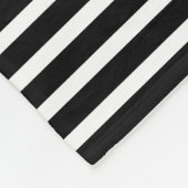 Paare Initials verschmolzen modernes Muster Fleecedecke (Ecke)