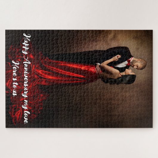 Paare Jahrestag Puzzle (Horizontal)