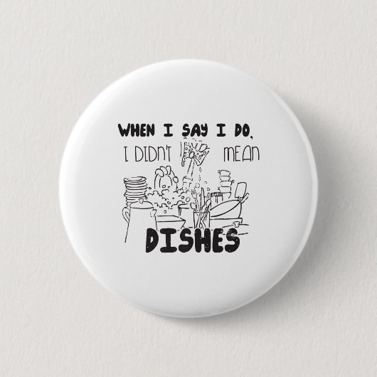 Paare Joke Funny Wedding Groom Spaß Bride Premi Button (Vorderseite)