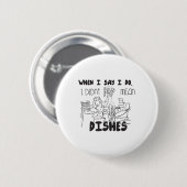 Paare Joke Funny Wedding Groom Spaß Bride Premi Button (Vorne & Hinten)