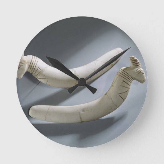 Paare Kastagnetten, Thinite Zeitraum (Hippopotamus Runde Wanduhr (Vorderseite)