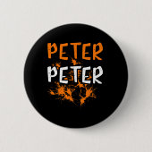 Paare Kostüm Peter Pumpkin Eater Splash Hallowe Button (Vorderseite)