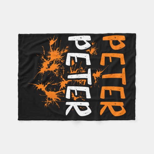 Paare Kostüm Peter Pumpkin Eater Splash Hallowe Fleecedecke (Vorderseite (Horizontal))