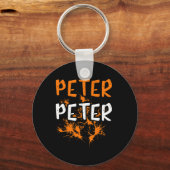 Paare Kostüm Peter Pumpkin Eater Splash Hallowe Schlüsselanhänger (Vorderseite)