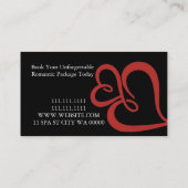 Paare Massage Wellness-Center Therapist Klinik Wel Visitenkarte (Rückseite)