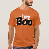Paare Matching Hey Boo Halloween Kostüm T-Shirt (Vorderseite)