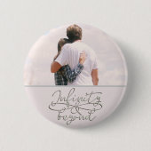 Paare mit unendlich und jenseits der Liebe endlos Button (Vorderseite)