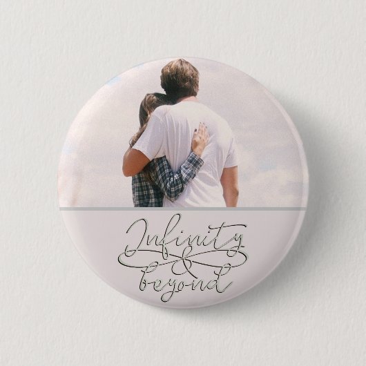 Paare mit unendlich und jenseits der Liebe endlos Button (Vorderseite)