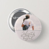 Paare mit unendlich und jenseits der Liebe endlos Button (Vorne & Hinten)