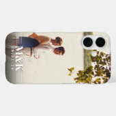 Paare Monogram Custom Foto Case-Mate iPhone Hülle (Rückseite (Horizontal))