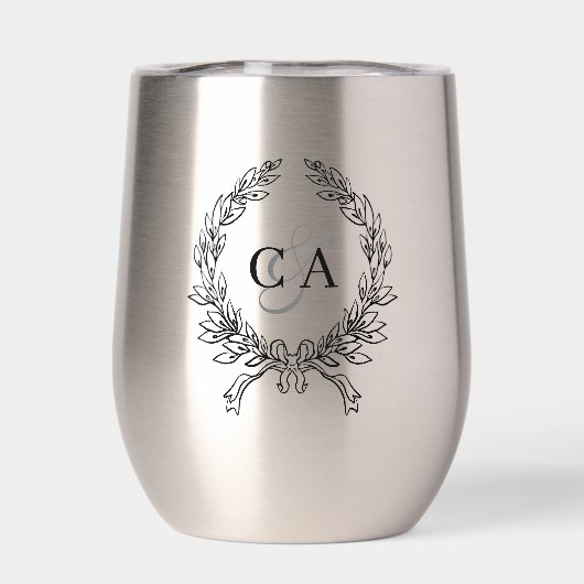 Paare-Monogramm-Initialen (Rückseite)