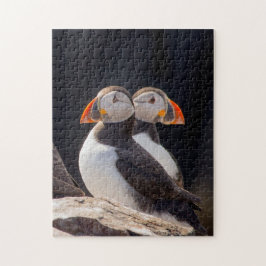 Paare Papageientaucher Puzzle