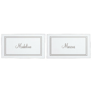 Paare personalisierte Kissenbezüge