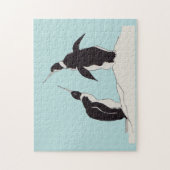 Paare Pinguine Puzzle (Vertikal)