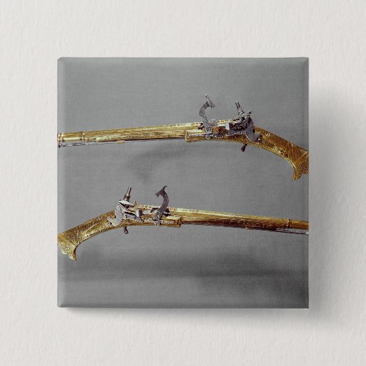 Paare Pistolen, 1624-26 Button (Vorderseite)