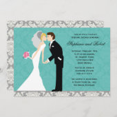 Paare Polterabend Einladung (Vorne/Hinten)