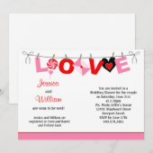 Paare Polterabend Einladung (Vorne/Hinten)