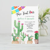 Paare Polterabend Einladung Fiesta (Stehend Vorderseite)