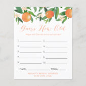 Paare Polterabend schätzen wie alt Spiel Flyer (Vorne)