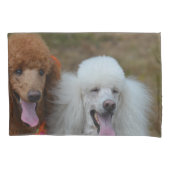 Paare Pudel Kissenbezug (Vorderseite)