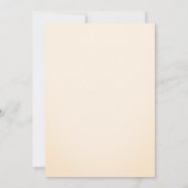 Paare Pumpkin on Way Fall Baby Shower Einladung (Rückseite)