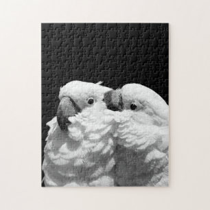 Paare Regenschirm Cockatoos Puzzle